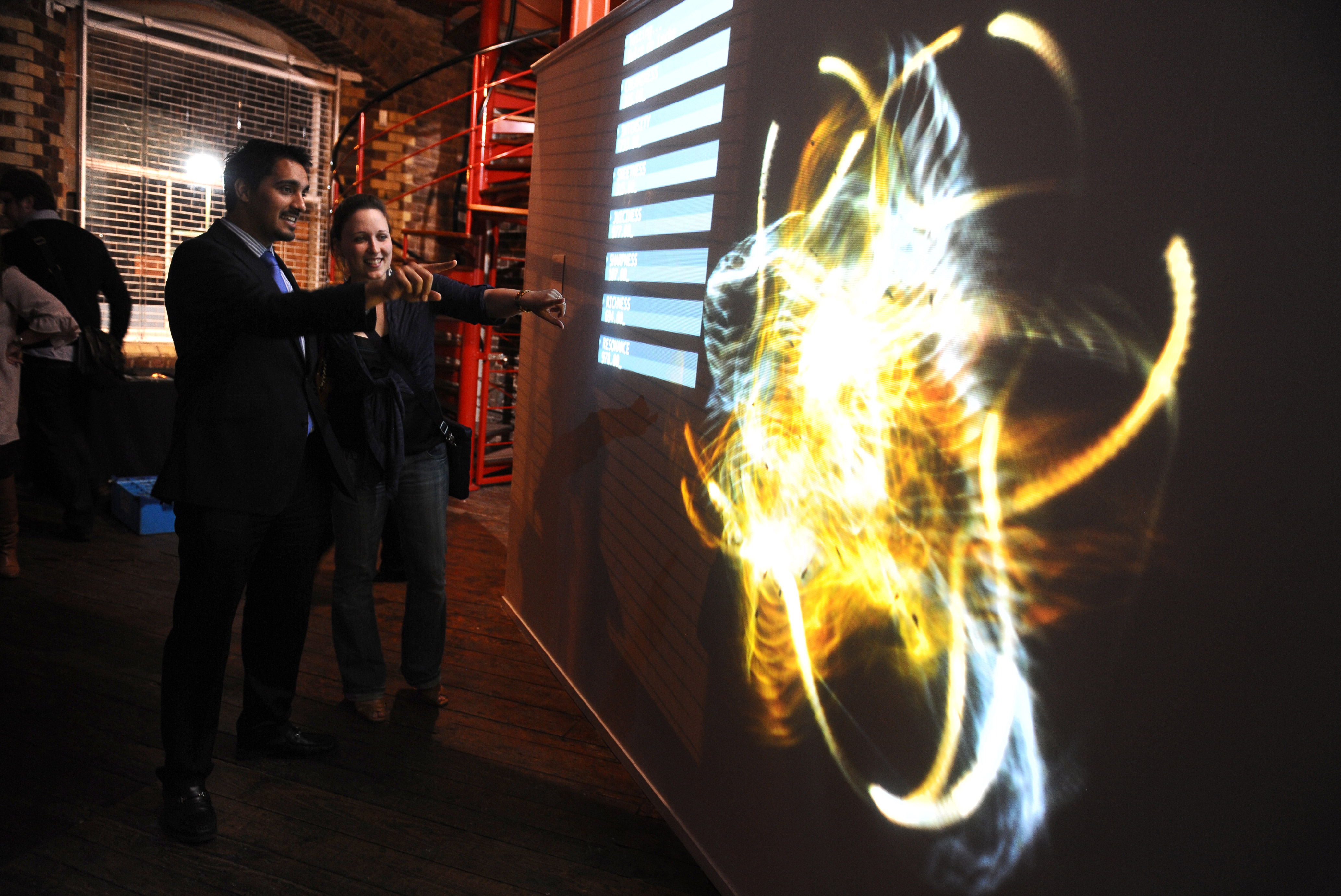 At the Private View
